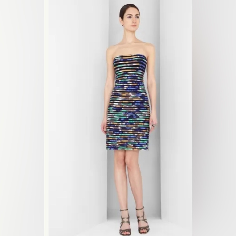 Bcbgmaxazria strapless dress